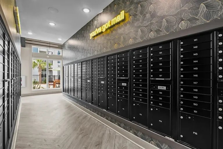 College Station Apartments with Locker System