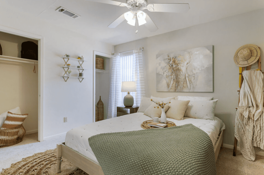 The Halston Apartments Walk-in Closets