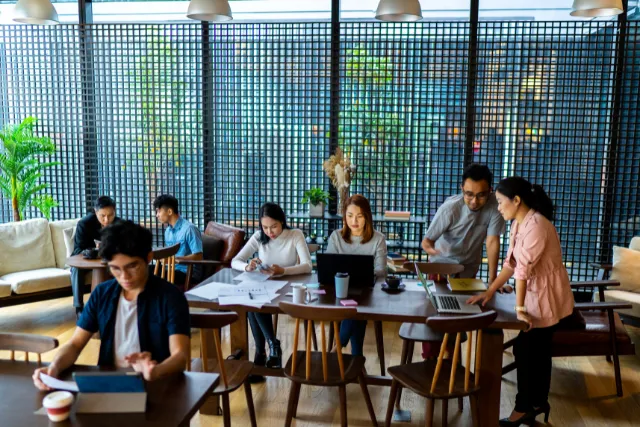 College Station Apartments with Co-Working Area