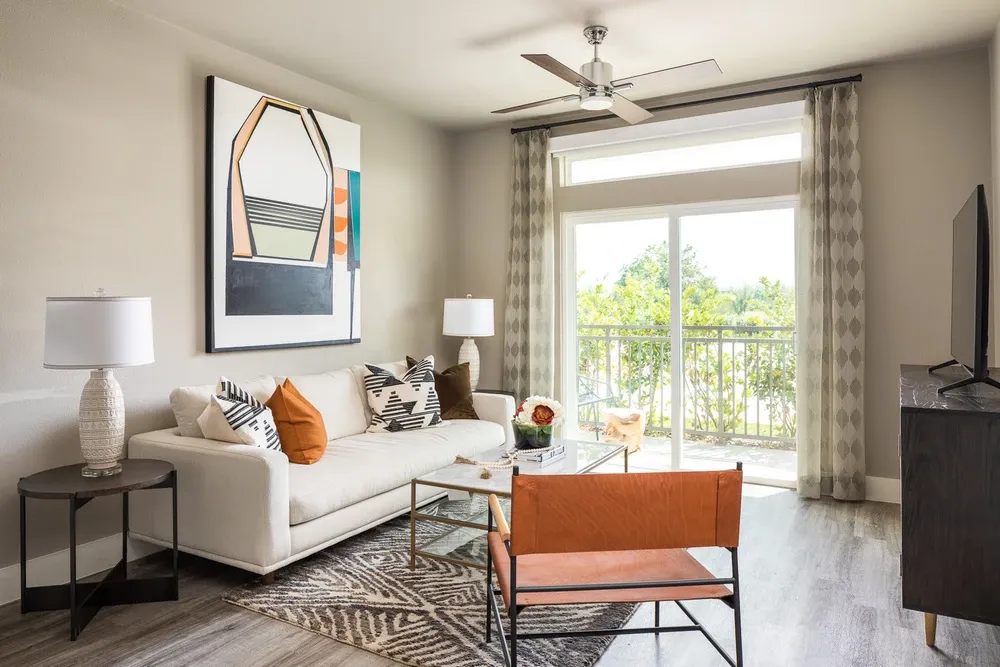 Lake Walk at Traditions Apartments with High Ceilings